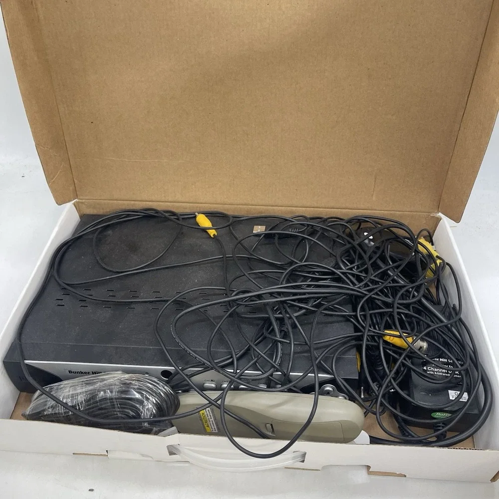 Bunker Hill Security 4-Channel 4-Camera Surveillance DVR Model 68332 Working